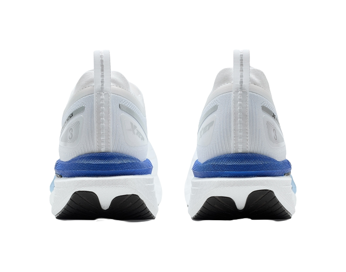 XTEP Cushioning Anti Slip Wear Resistant Coverage Support Rebound Low Top Training Running Shoes Men's White Blue Green 