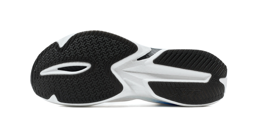 XTEP Cushioning Anti Slip Wear Resistant Coverage Support Rebound Low Top Training Running Shoes Men's White Blue Green 