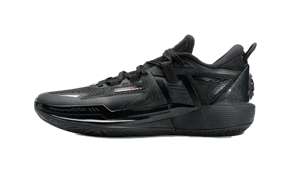 XTEP Cushioning, Slip Resistant, And Abrasion Resistant Low Top Basketball Shoes Mens Black Sun Red 