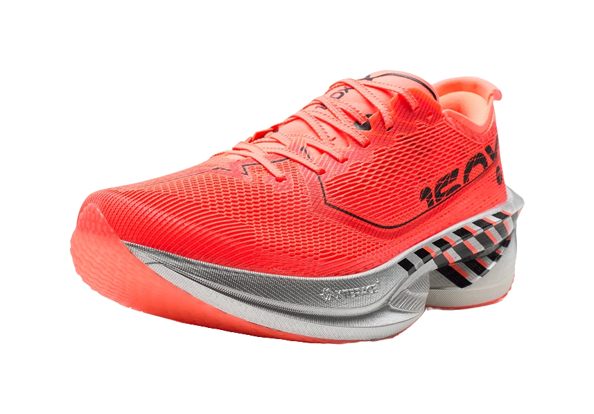 XTEP Cushioning, Wear Resistant Low top Carbon Plate Marathon Training Race Running Shoes Men's Super Orange Black 