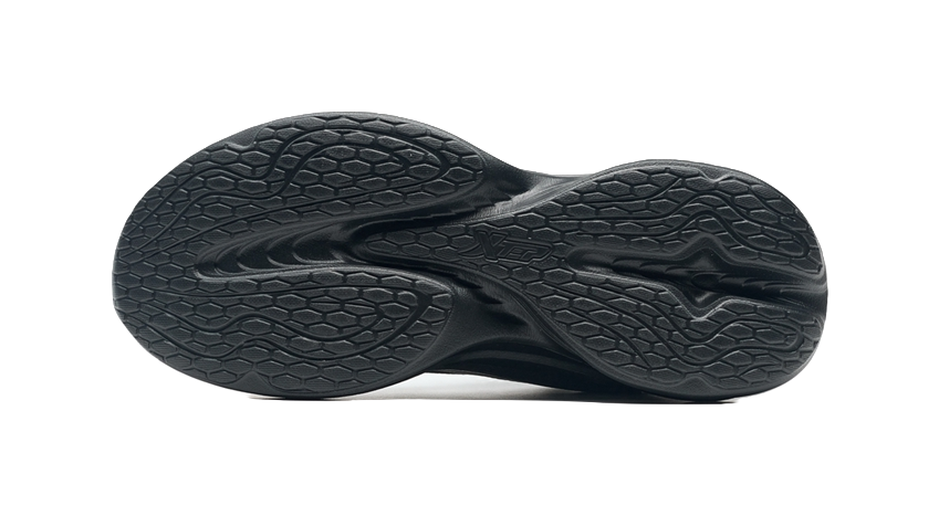 XTEP Feather Rebound Lightweight Low top Casual Sprint City Commute Running Shoes Men's Black 