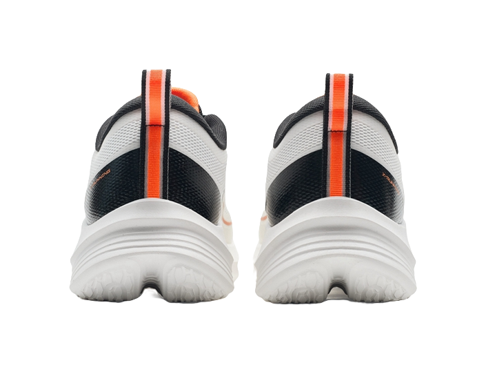 XTEP Feather Rebound Lightweight Low top Casual Sprint City Commute Running Shoes Men's Sail White/Black 