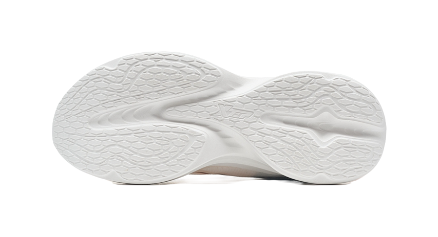 XTEP Feather Rebound Lightweight Low top Casual Sprint City Commute Running Shoes Men's Sail White/Black 