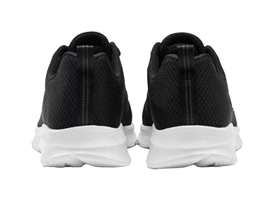 XTEP Feather Shock Absorbing, Non Slip, Wear Resistant, Breathable And Lightweight Low top Running Shoes Men's Black 