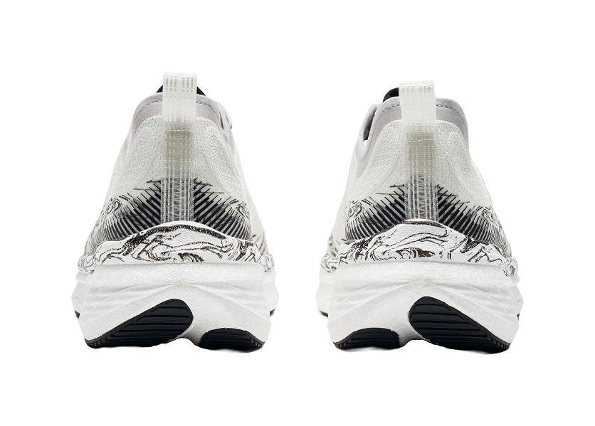 XTEP Five point Speed 2.0 Cushioning Low top Running Shoes Men's White Black 