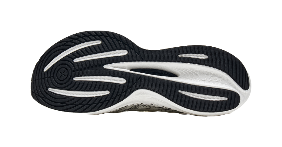 XTEP Five point Speed 2.0 Cushioning Low top Running Shoes Men's White Black 