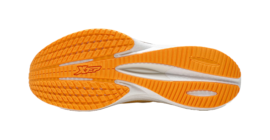 XTEP Five point Speed 2.0 Shock Absorbers Slip Resistant Low top Casual Running Shoes Men's White Red 