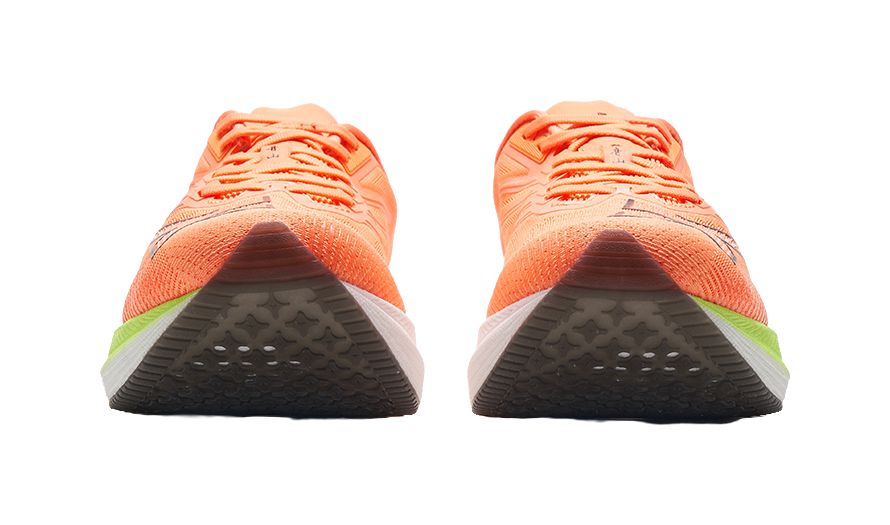 XTEP Integrated Molding Generation 1 Cushioning Wear-Resistant Low-Top Running Shoes Men's Fluorescent Soft Orange 