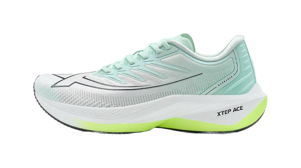 XTEP Integrated Molding Generation 1 Cushioning Wear-Resistant Low-Top Running Shoes Men's Foam Green/Sail White 