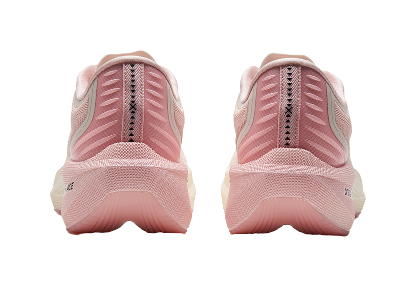 XTEP Integrated Molding Generation 1 Running Shoes Women's Low top Ivory Pink/Cherry Blossom Pink 