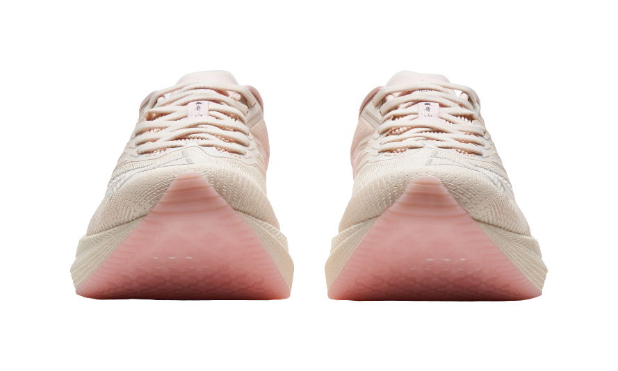 XTEP Integrated Molding Generation 1 Running Shoes Women's Low top Ivory Pink/Cherry Blossom Pink 