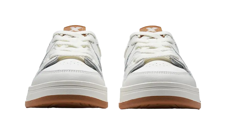 XTEP MAXX1.0 Slip Resistant And Breathable Low top Skateboard Shoes Women's White 