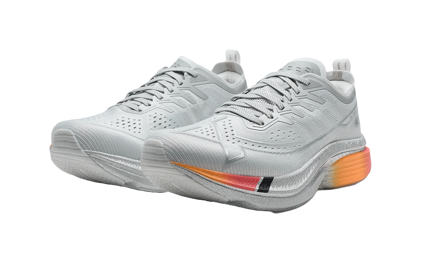 XTEP One Piece Molding 3 Running Shoes Men's Low top Silver, Lunar Stone Gray 