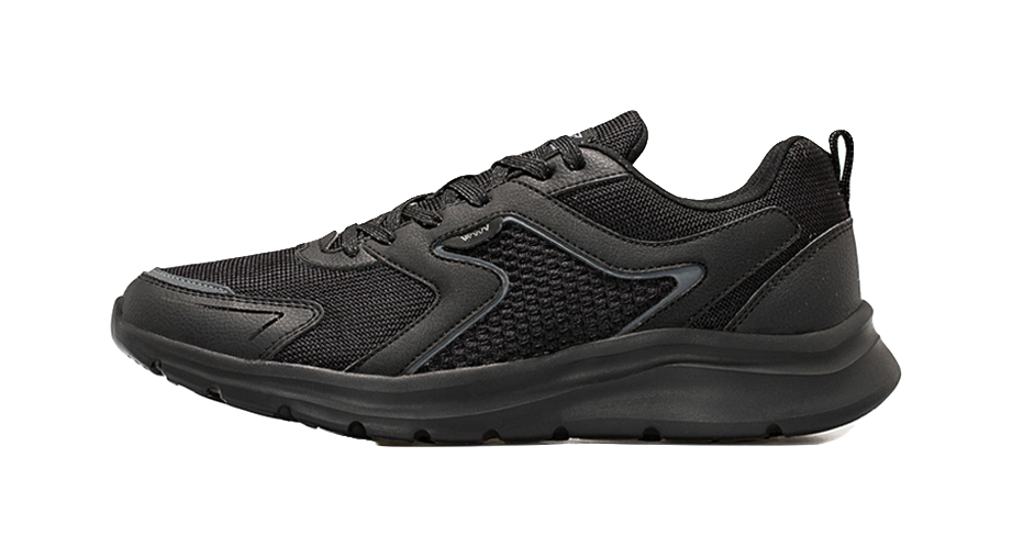 XTEP Shock Absorbers Slip Resistant Abrasion Resistant Low top Sports Casual Shoes Men's Black 