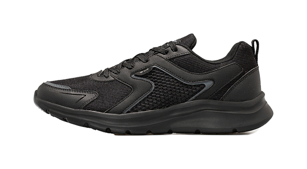 XTEP Shock Absorbers Slip Resistant Abrasion Resistant Low top Sports Casual Shoes Men's Black 