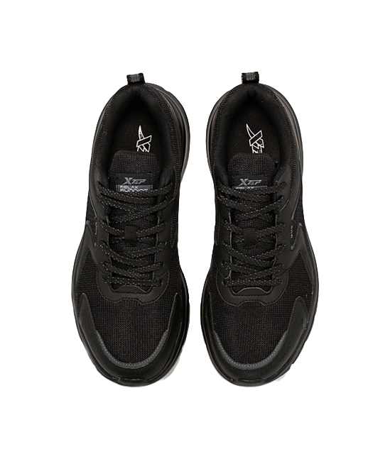 XTEP Shock Absorbers Slip Resistant Abrasion Resistant Low top Sports Casual Shoes Men's Black 