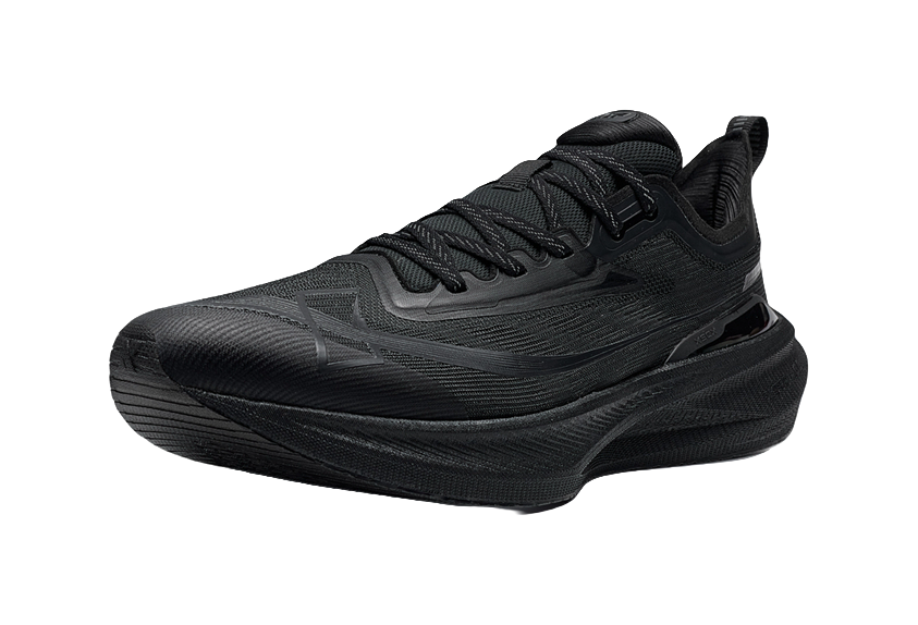 XTEP Two Thousand Kilometers 2.0 Anti Slip Wear Resistant Low Top Running Shoes Men's C Area Black Horse 