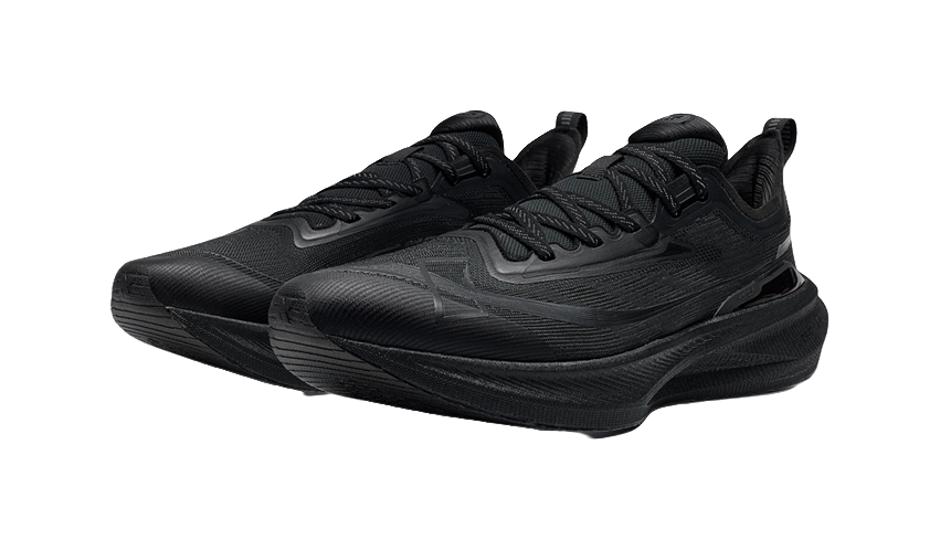 XTEP Two Thousand Kilometers 2.0 Anti Slip Wear Resistant Low Top Running Shoes Men's C Area Black Horse 