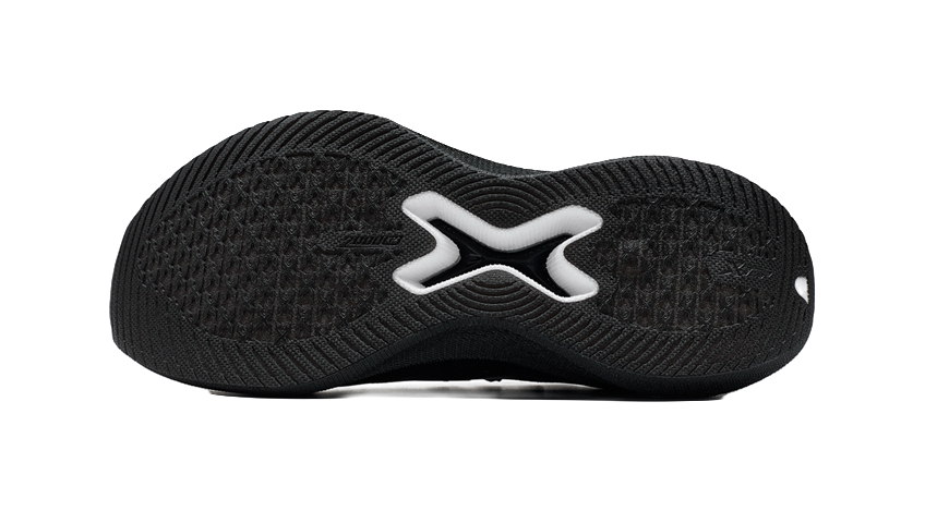 XTEP Two Thousand Kilometers 2.0 Anti Slip Wear Resistant Low Top Running Shoes Men's C Area Black Horse 