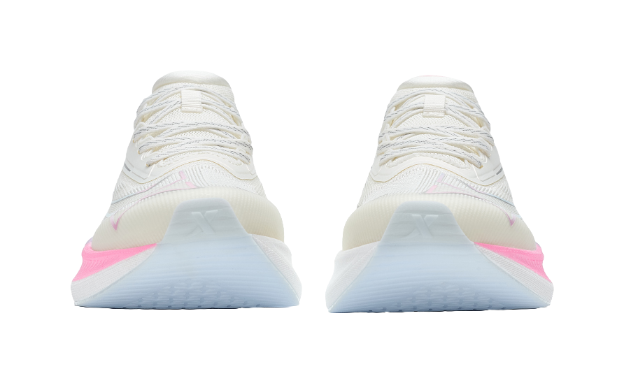 XTEP Two Thousand Kilometers 2.0 Running Shoes Women's Low top Sail White/Fluorescent Cherry Blossom Pink 