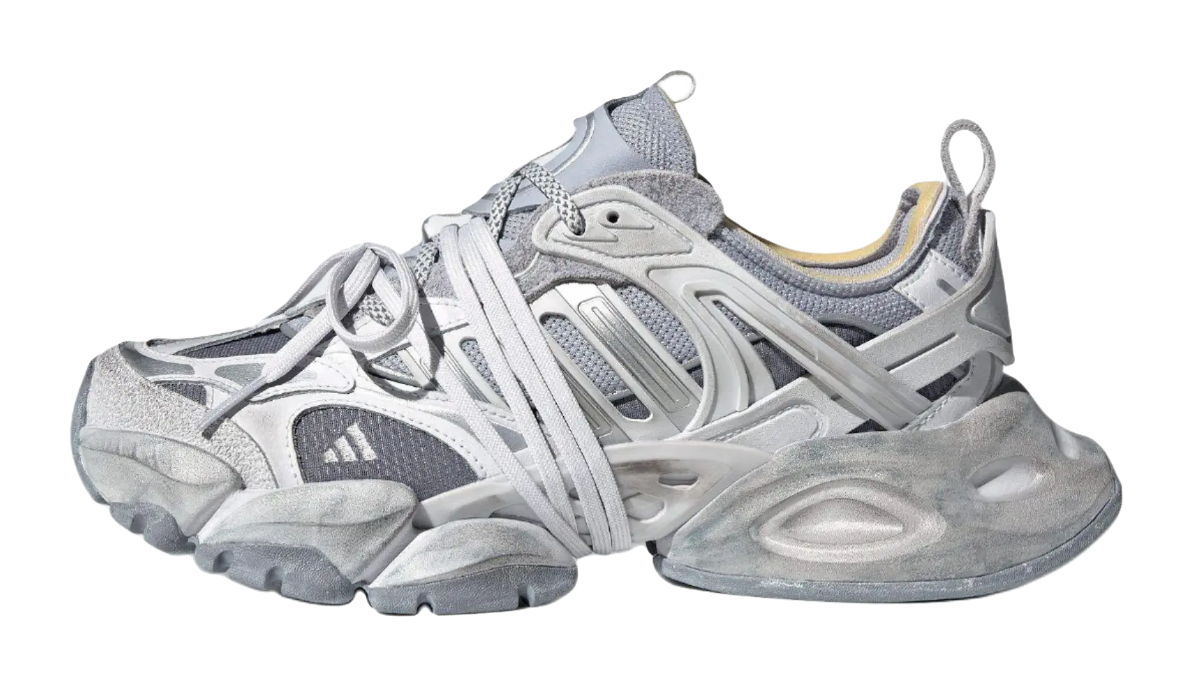 Xlg Runner Deluxe Adidas Gray Silver Metallic  vjsneaker.com