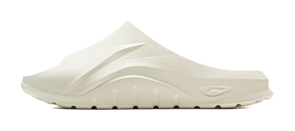 YINGXIONGLIANMENGYONGCHIPAIDUI x LiNing Soft Clap Quiet Slip Resistant Abrasion Resistant Slide Slippers Unisex Ecru 