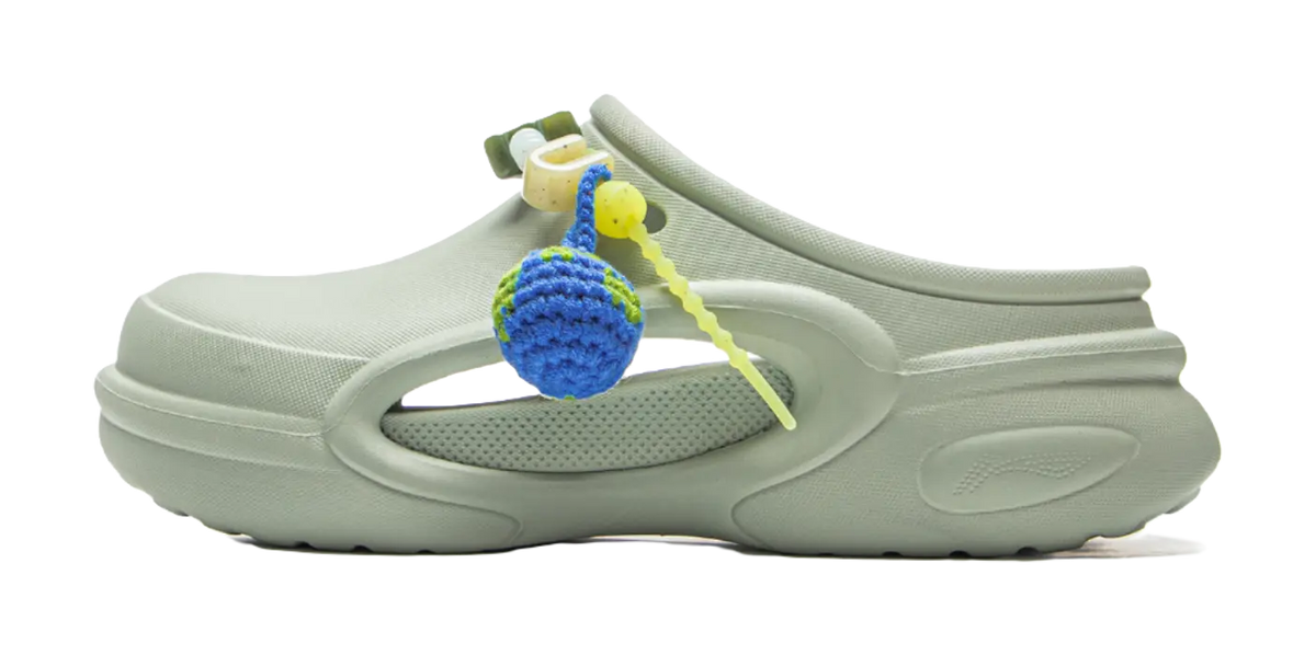 YINGXIONGLIANMENGYONGCHIPAIDUI x LiNing Soft Clogs Unisex Green  VJSNEAKER
