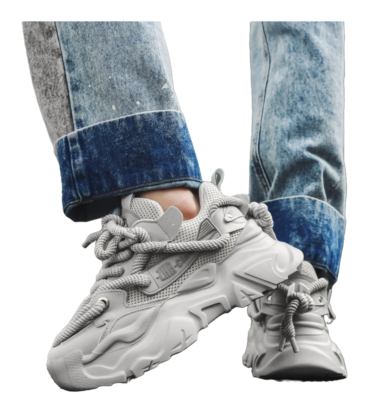 ZHR Flying Fish Model Breathable And Lightweight Low top Chunky Sneakers Unisex  VJSNEAKER