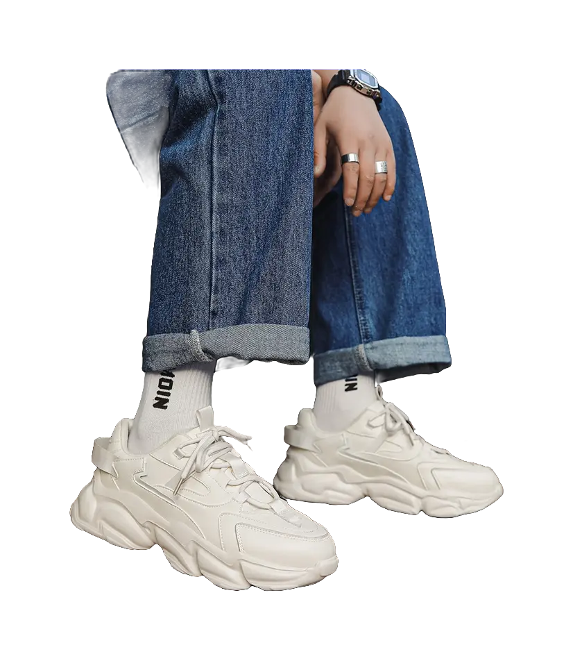 ZHR Heartbeat Love Confession Abrasion Resistant, Breathable, Lightweight Low top Chunky Sneakers Unisex  VJSNEAKER