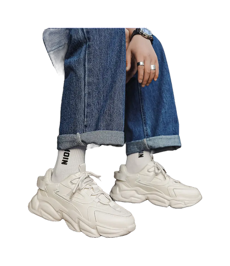 ZHR Heartbeat Love Confession Abrasion Resistant, Breathable, Lightweight Low top Chunky Sneakers Unisex  VJSNEAKER