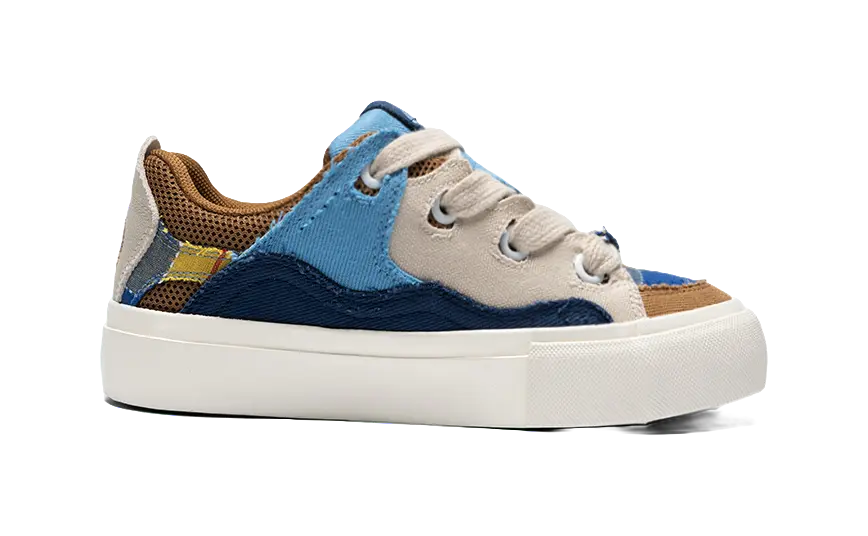 ZHR Skateboard Puffy Shoes Low top Skateboard Shoes Unisex Small Cookies 