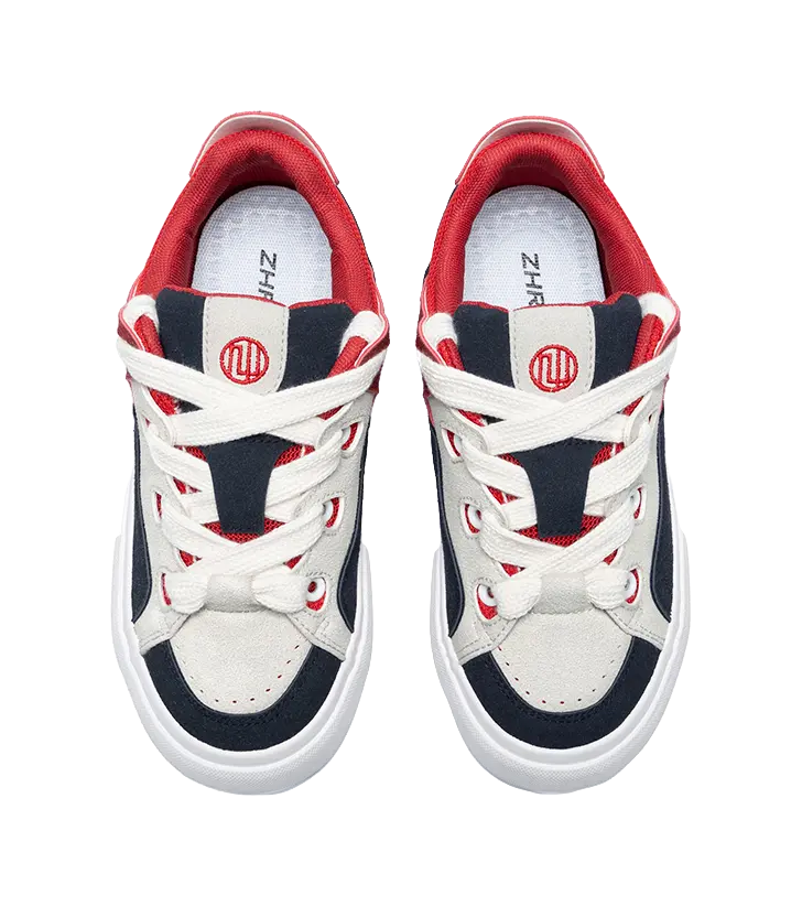 ZHR Skateboard Puffy Shoes Low top Skateboard Shoes Unisex Small Cookies 