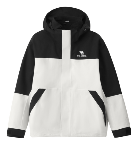 CAMEL Hiking Outdoor Adventure Waterproof, Windproof, Breathable, Abrasion Resistant, Thermal Windbreaker Jacket Unisex  vjsneaker.com