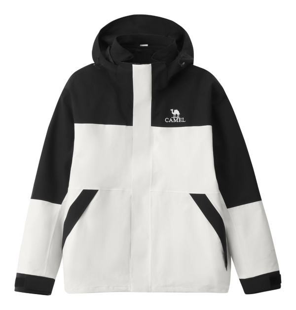 CAMEL Hiking Outdoor Adventure Waterproof, Windproof, Breathable, Abrasion Resistant, Thermal Windbreaker Jacket Unisex  VJSNEAKER