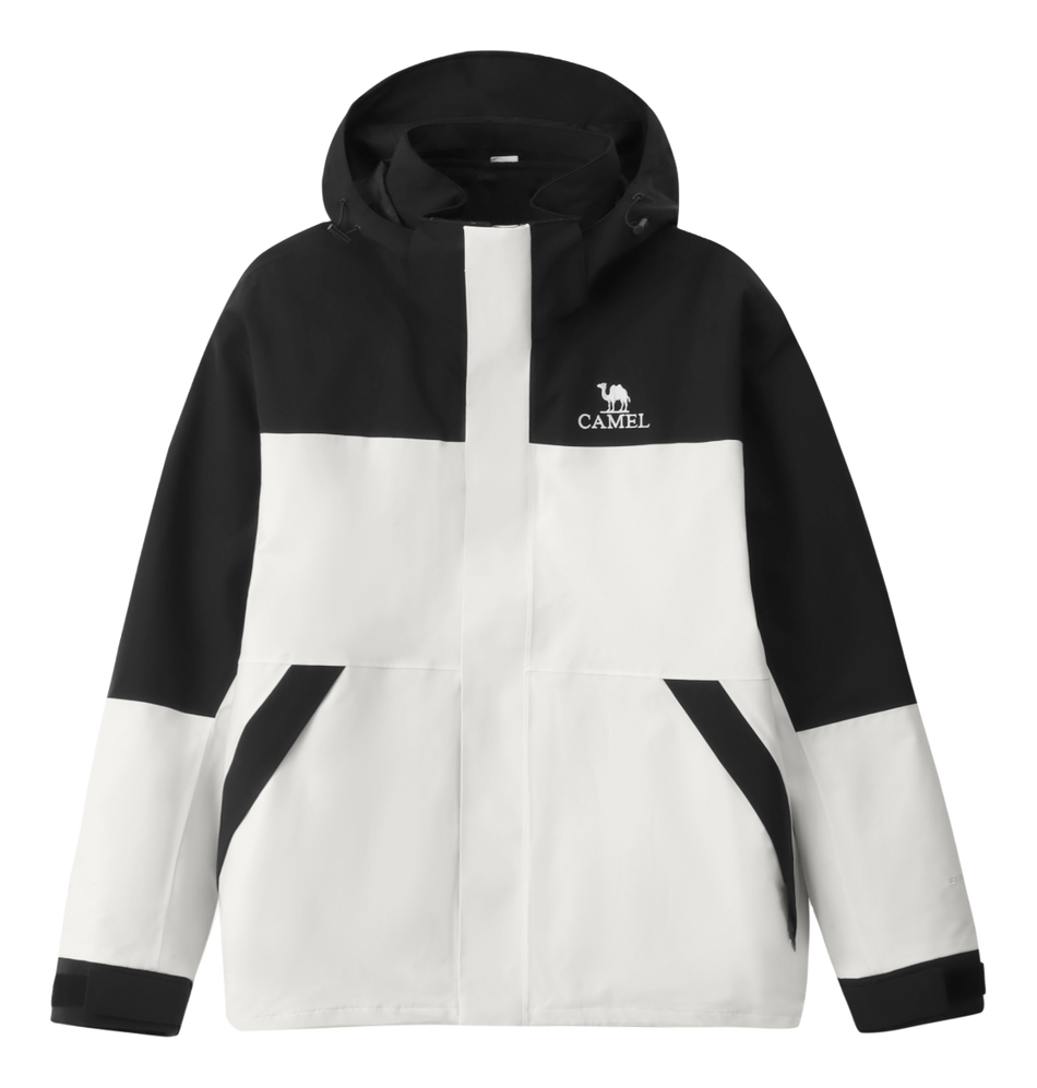 CAMEL Hiking Outdoor Adventure Waterproof, Windproof, Breathable, Abrasion Resistant, Thermal Windbreaker Jacket Unisex  vjsneaker.com