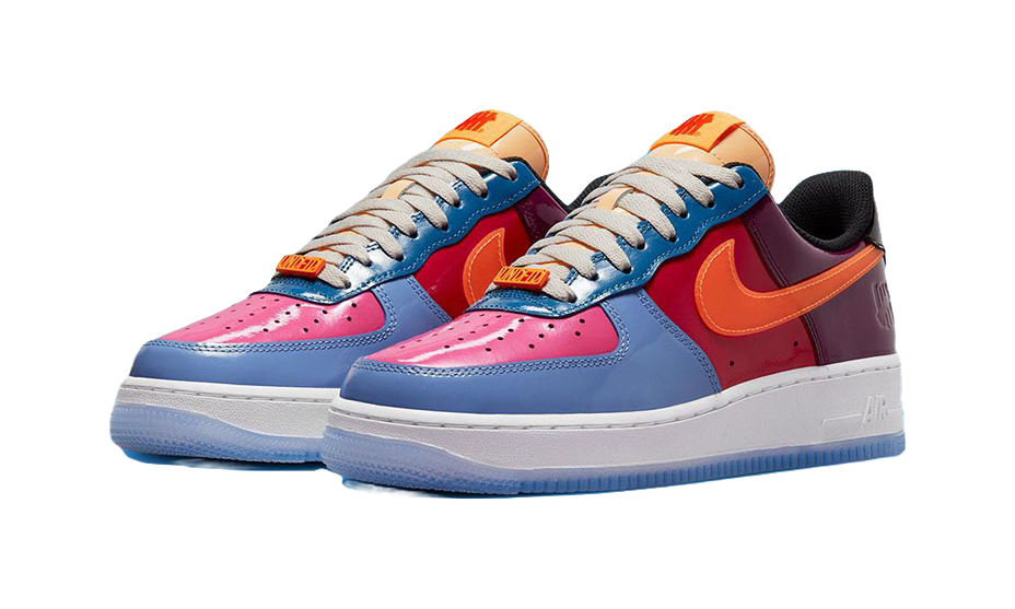 Nike X Undefeated Air Force 1 Low Total Orange  vjsneaker.com