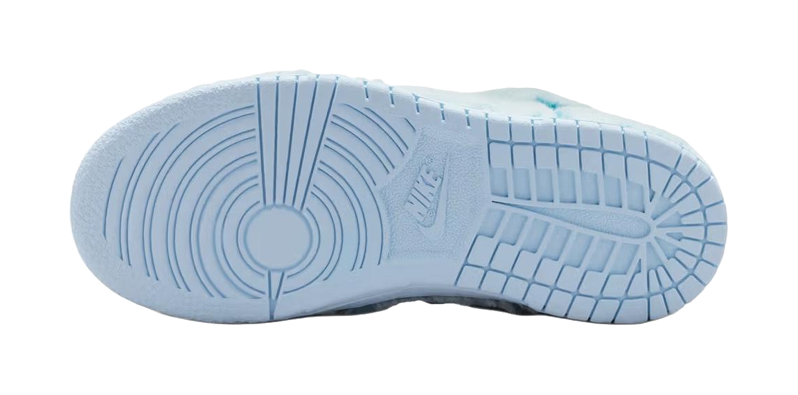 Nike Dunk Thermal Low top Kids Skateboarding Shoes Blue Unisex  vjsneaker.com