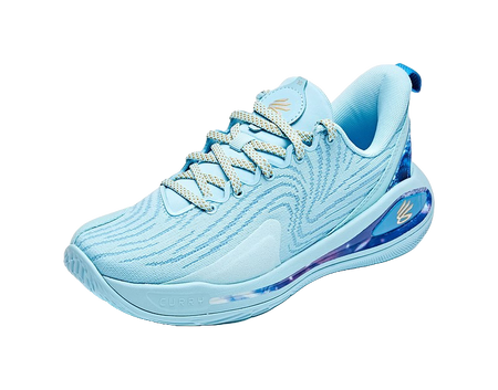 Under Armour Curry 12 Anti Slip Wear Resistant Low Top Childrens Basketball Shoes Blue Unisex  VJSNEAKER