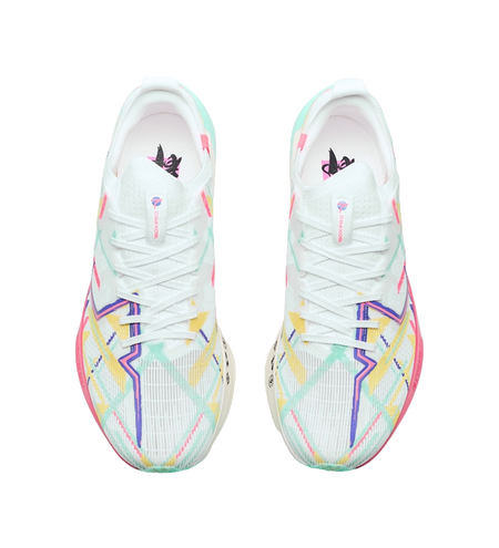 XTEP 160X 7.0 PRO "Tidal Flow" 974119110068-1 - Marathon Racing Shoe Unisex White Blue Pink