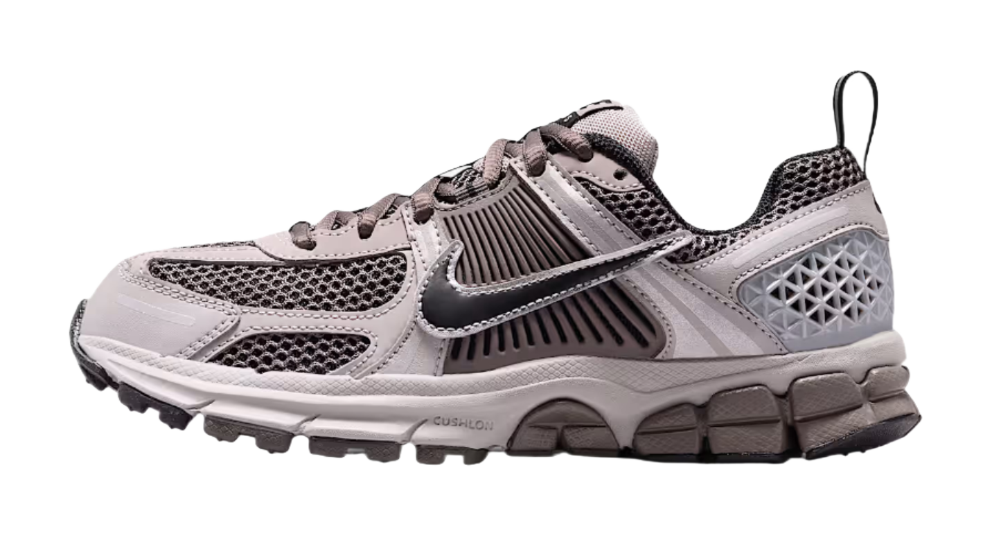Nike Vomero 5 Shock Absorbers Low Top Kids Running Shoes Preppy Gray/Cave Stone/Metallic Silver/Black Teenagers  vjsneaker.com