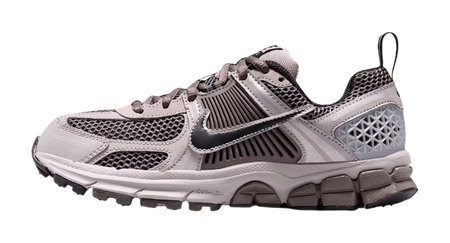 Nike Vomero 5 Shock Absorbers Low Top Kids Running Shoes Preppy Gray/Cave Stone/Metallic Silver/Black Teenagers  vjsneaker.com
