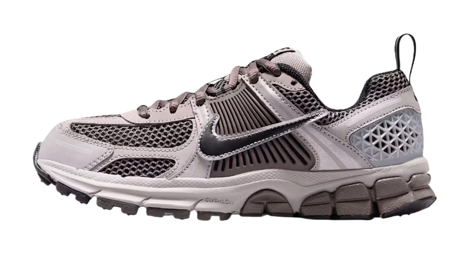 Nike Vomero 5 Shock Absorbers Low Top Kids Running Shoes Preppy Gray/Cave Stone/Metallic Silver/Black Teenagers  vjsneaker.com