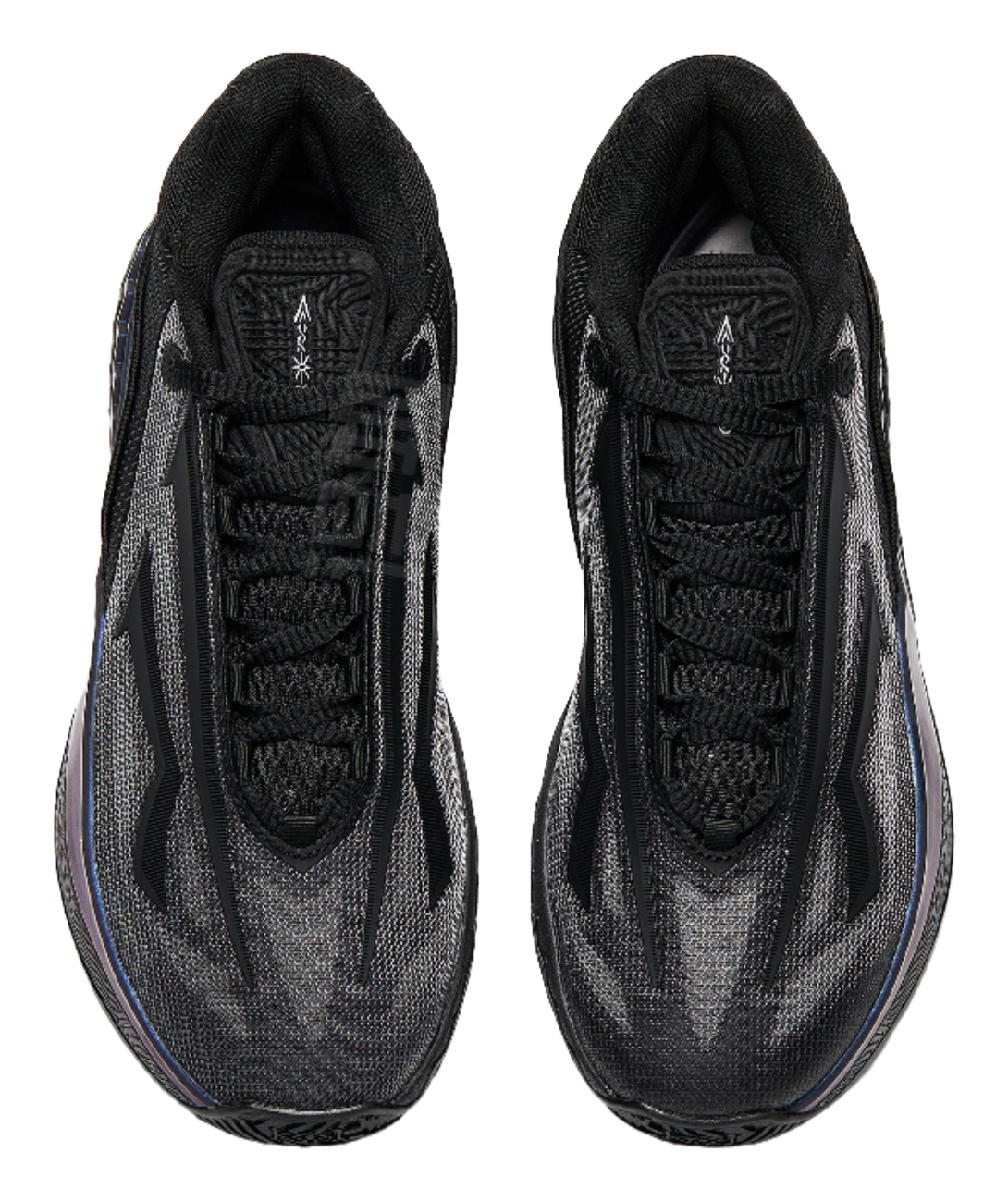 Anta Shock Absorbers Abrasion Resistant Slip Resistant Low top Basketball Shoes Mens Black  VJSNEAKER