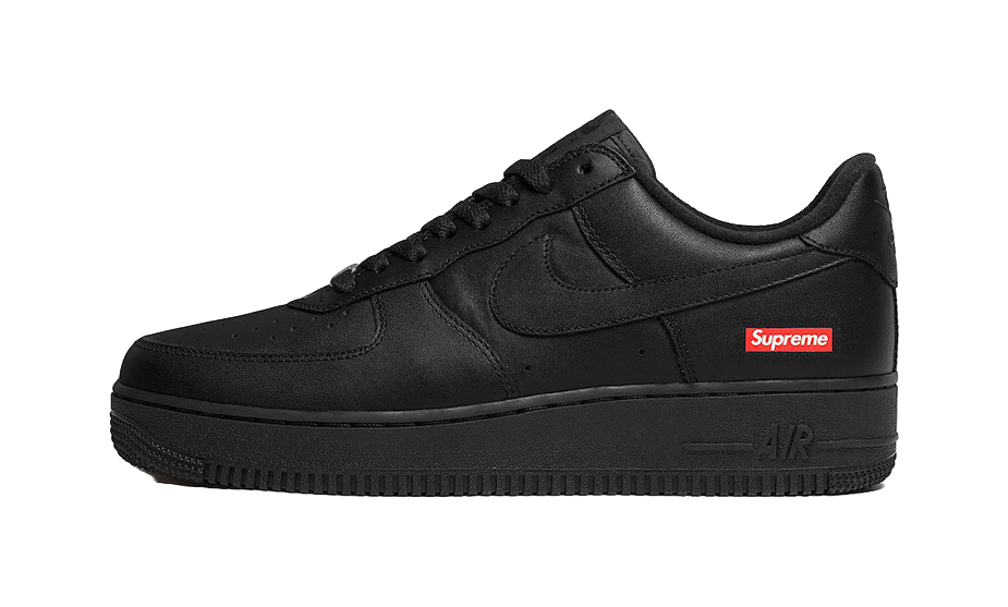 Nike X Supreme Air Force 1 Low Box Logo Black  VJSNEAKER