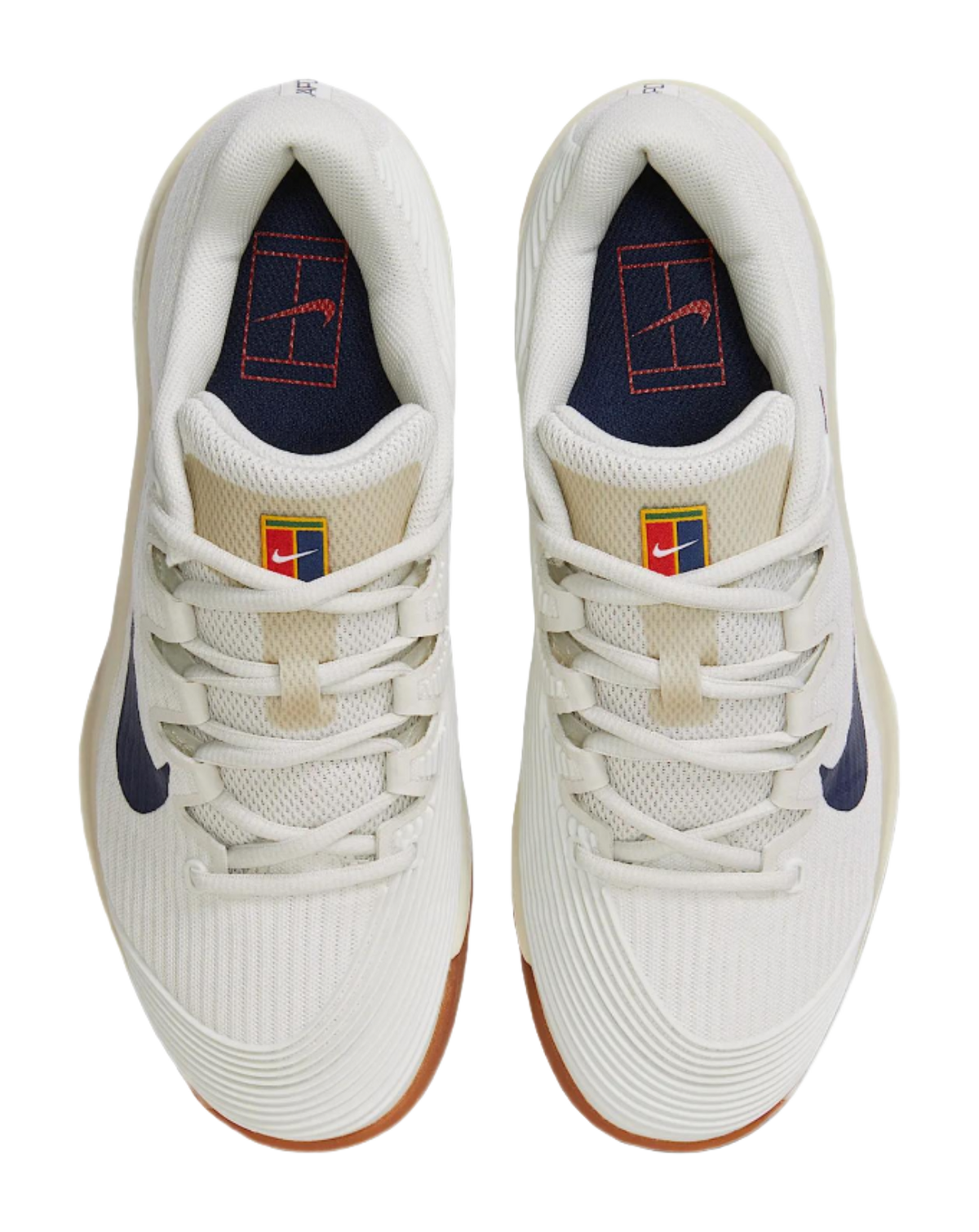 Nike Court Air Zoom Vapor 12 Hc Summit White Phantom Gum Medium Brown Binary Blue  vjsneaker.com