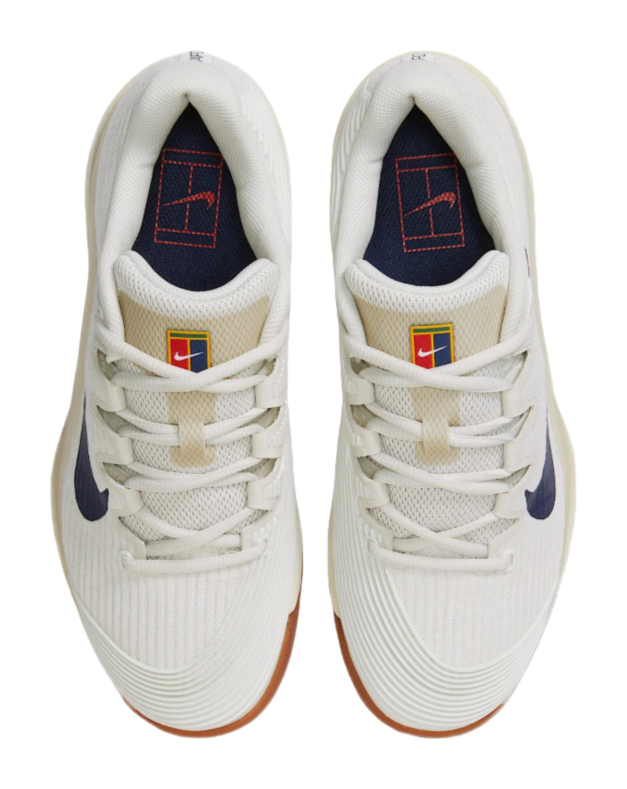 Nike Court Air Zoom Vapor 12 Hc Summit White Phantom Gum Medium Brown Binary Blue  vjsneaker.com