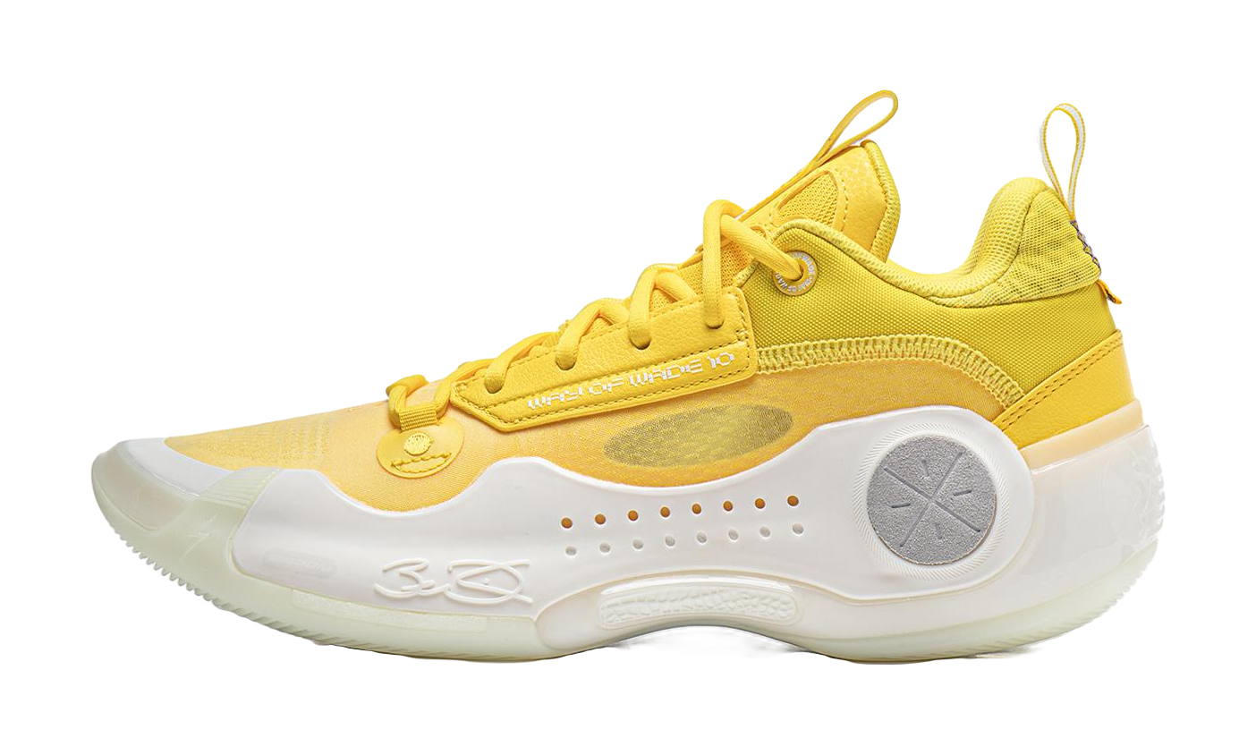 LiNing WOW 10 Low The City Of Angels Cushioning Anti-Slip And Wear-Resistant Low-Top Basketball Shoes Mens Yellow  VJSNEAKER