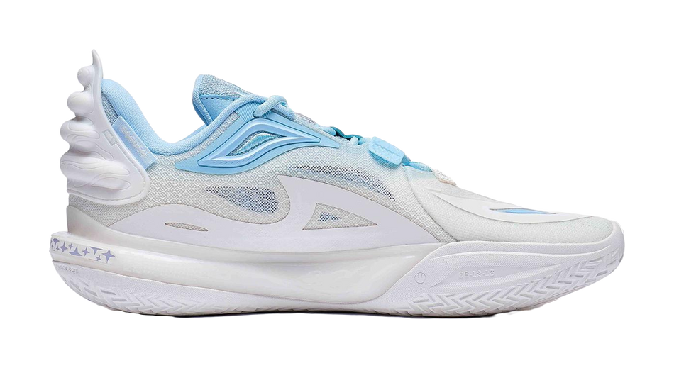 LiNing Wade All City 11 V2 Cushioning, Wear Resistant Low Top Basketball Shoes Mens Mist White  VJSNEAKER