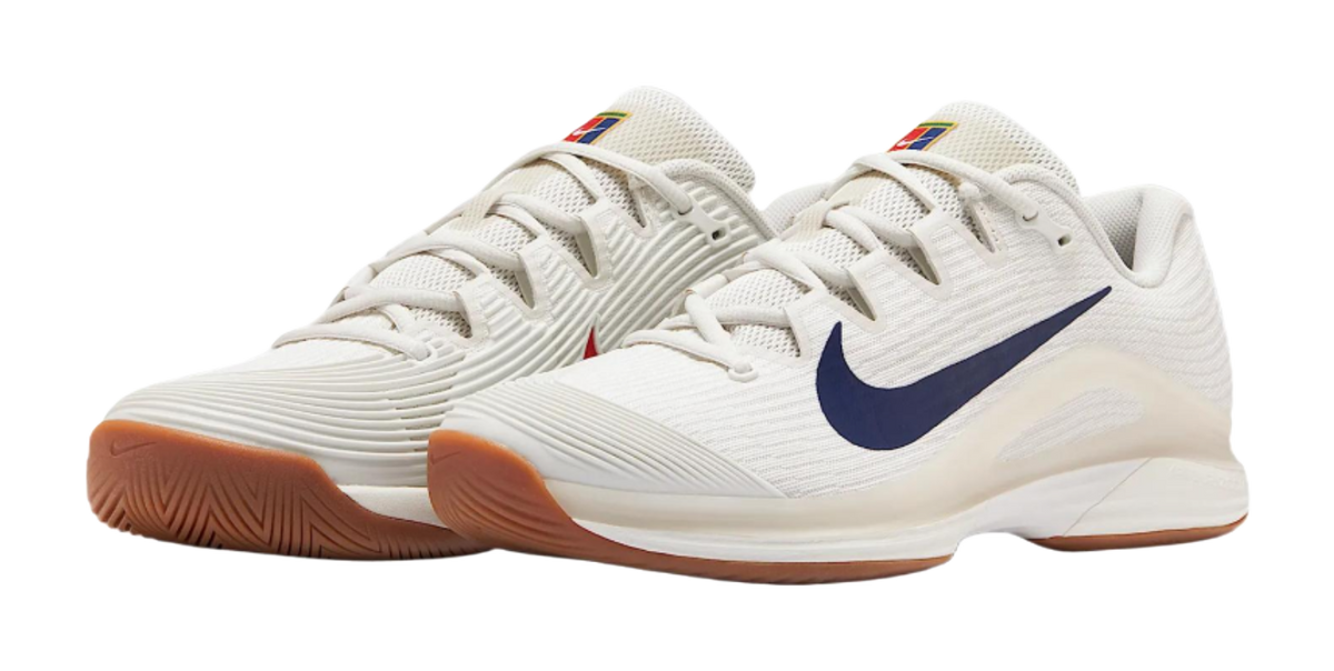 Nike Court Air Zoom Vapor 12 Hc Summit White Phantom Gum Medium Brown Binary Blue  vjsneaker.com