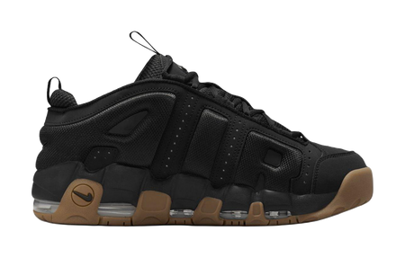 Nike Air More Uptempo Low Black Gum  vjsneaker.com